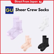 Sheer Crew Socks