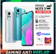 Infinix Note 11 NFC RAM 6 /128 GB Helio G88 MAIN CAMERA Triple 50 MP & BATTERY Type Li-Po 5000 mAh