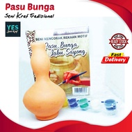 [Ready Stock] Pasu Bunga Labu Sayong Tanah Liat Seni Kraf Tradisional Flower Vase Suitable for Decor