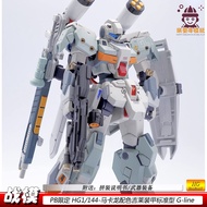 Free Rise Half Color Transparent Gundam Model Assembly Kit Gift for Boys 144 Scale HGUC Version Read