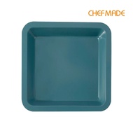 Chefmade WK10020- 9'' Non Stick Square Cake Pan 267 x 267 x 51 mm.(Green) (12-8675)