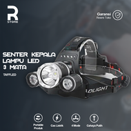 Senter Kepala Anti Air Jarak Jauh 10000meter Headlamp Kepala Senter Kepala Super Terang 500 Watt Sen
