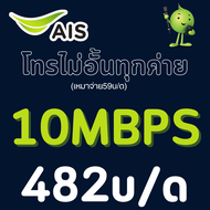 ซิมเทพ AIS เอไอเอส เน็ตไม่อั้น 15 Mbps+โทรฟรีทุกเครือข่าย+5G(10GB) ต่ออายุอัตโนมัติ 6-12 เดือน