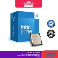 INTEL CORE I5-14400 2.5GHZ/4.7GHZ, 4E CORE+6P CORE/16T, 20MB CACHE, INTEL UHD GRAPHIC 730, LGA1700 P