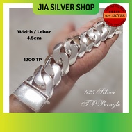 Ready Stock | 925 纯银 男款手链 | Original 925 Silver Bracelet Bangle 1200 TP For Men | Gelang Tangan Lelaki Perak 925