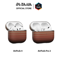 Pitaka - เคสสำหรับ AirPods Pro 2 / AirPods 4 รุ่น Aramid Fiber Magnetic Case by Vgadz