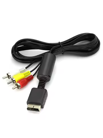 Audio Video AV Cable Game Composite 3 RCA Copper Wire PS2RGB PS2AV Multi For Sony Playstation1 2 3 P