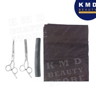 Hair Cutting Scissors Set Thinning Styling For Salons Beauty Barber Shops Size Length 6 Inches