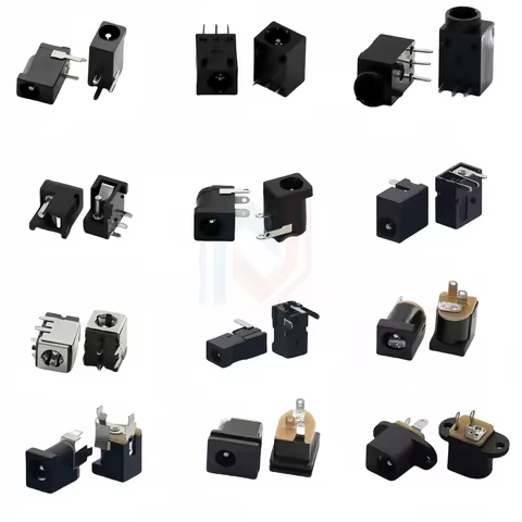 DC002/004/DC005/015 Power Socket 3.5x1.3mm 5.5x2.1mm 5.5x2.5mm DC Power Socket USB Three-Leg Direct