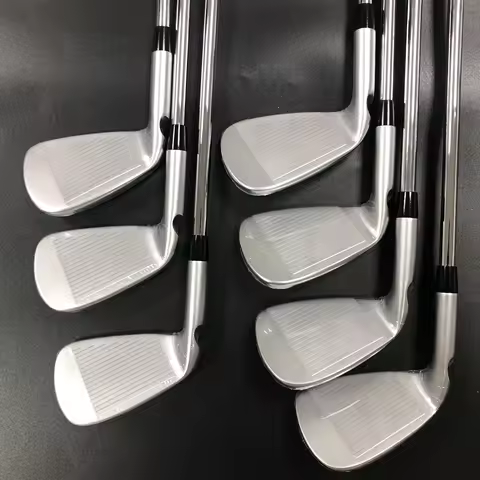 Golf Irons New Brand Silvery I525 Golf Clubs Irons Set 7Pcs 56789UW R/S/SR Flex Right Handed With He