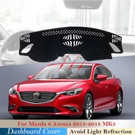 Dashboard Cover Protective Pad for Mazda 6 2013 2018 MK3 Car Accessories Dash Board Sunshade Carpet for Atenza 2017 2016 2015