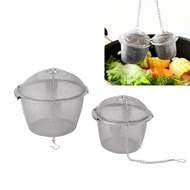 sakurabc Tea Strainer  Durable 2 Pcs Widely Used Mesh Easy to Take for Spice Soup Herb Filtering (Di