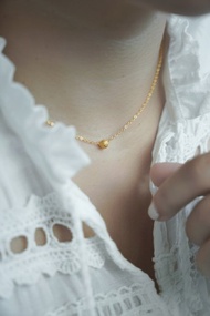 FERRERO 金莎巧克力項鍊 霧面 SV925/14KGF