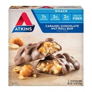 Atkins Caramel Chocolate Nut Roll Bar 220g