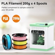 ENTINA 4 Colors PLA 3D Printer Filament for Tina 2, Dimensional Accuracy +/- 0.02mm, 1.75MM 250G 3D 