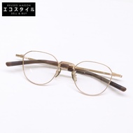 Four Nines S-955T 鈦金屬鏡框，反向 R 型鉸鏈，皇冠形眼鏡，尺寸 46□20-142（近全新）[二手]