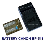 BP-511 \ BP511 \ BP-511A \ BP511A แบตเตอรี่ \ แท่นชาร์จ \ แบตเตอรี่พร้อมแท่นชาร์จสำหรับกล้องแคนนอน B