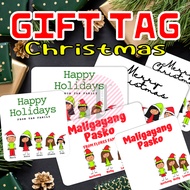 Personalized Family Stick Figure Gift Tags / Sticker Or Cards 20/50/100 PCS CHRISTMAS TAGS, HOLIDAY
