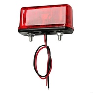X13D Car License Number Plate Light Universal 4 LEDs 12V 24V Car Truck Trailer License Plate Rear Ta