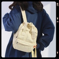 Japan tas ransel mini backpack kanvas wanita Tas Sekolah Y2k Aesthetic ransel kuliah kecil miniso wh