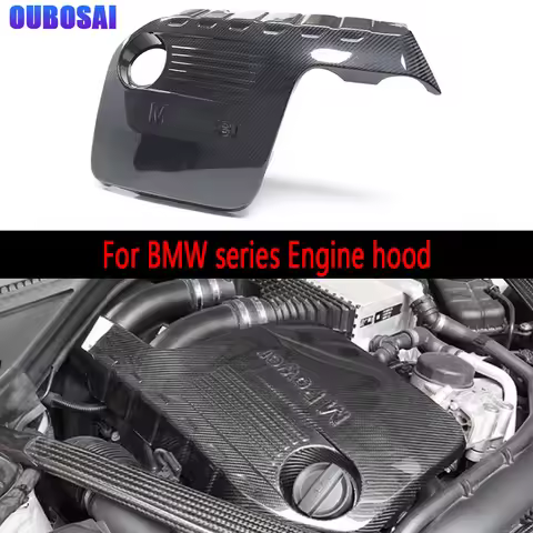 For BMW series M2 F87 M2C M3 F80 M4 F82 F83 Carbon fiber engine hood Replacement installation engine