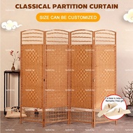 [ROOM PARTITION] Rattan Divider/Bamboo Divider/Partition/Folding Screen/Hallway Accordion Partition/