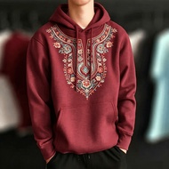 Unisex Men Hoodies for Men Tops Retro American Style Graphic Print Hooded Sweatshirt Thin Men Fashio