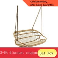 SG  Local spot Rattan Cradle Chair Indoor Swing Dual-Use Internet Celebrity Balcony Hanging Double Rattan Chair Outdoor