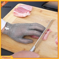 TF* Stainless Steel Glove Adjustable Wrist Clasp Glove 1pc Cut Resistant Stainless Steel Mesh Glove 