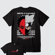 Naruto Kakashi Obito Kaos Anime-Karimake Neck T-Shirt S-5XL LUXURY Baju T Shirt Lelaki T Shirt Overs
