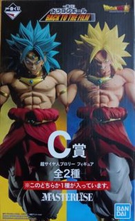 一番賞 七龍珠回歸電影版 C 獎 布羅利 藍髮模型