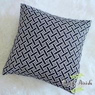 PREMIUM Batik Sofa Cushion Cover 40x40 cm BW Woven Cushion Cover