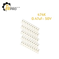 Solder capacitor 0805 0.47uF 50V (20c)