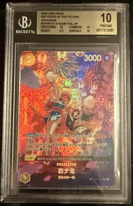 One piece 海賊王 nami OP06 Bgs10 PSA 10 BGS 10 CGC 10
