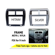 S_NET 9 Inch Android Head unit Frame 10 Inch/ TOYOTA AGYA AYLA 2013 - 2019 Android Player Android Pl