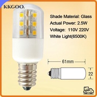 KKGOO Fridge Bulb Bright Portable 110V 220V E12 E14 Connector LED Lamp