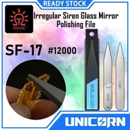 DSPIAE Irregular Siren Glass Mirror Polishing File 12,000 [SF-17] Ultimate Precision Sandpaper Gunda
