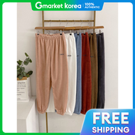 haven | Quần Jogger Plis Home Wear dành cho nữ 6 màu Quần tập luyện thông thường có eo co giãn