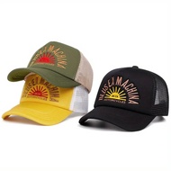 breathable mesh cap for men  outdoors visor cap fashion cotton baseball cap for women