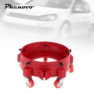 [Phenovo] Car Wash Bucket Dolly Rolling Bucket Dolly Detailing Tool Swivel Wheel Casters Car Accesso