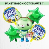 Octonauts C Balloon Package/Kwazii Peso Tweak Barnacles Octonauts Birthday Decoration