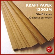 ◴ ♙ Kraft paper 120GSM 36"x48" 30 sheets