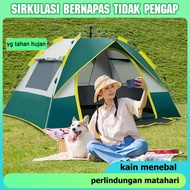 MURAH TENDA 2-4 ORANG TENDA 4 ORANG TENDA OTOMATIS TENDA CAMPING ANTI