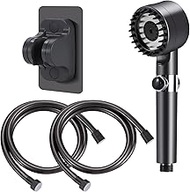 Shower Head with Hose High Pressure Hand Shower with Filter 3+1 Jet Types Shower Head Water-Saving w
