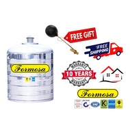 Formosa (FREE Brass Float Valve) Stainless Steel (SUS-316) Water Tank HS Series Vertical Flat Bottom