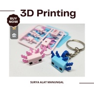 Minecraft-inspire Axolotl Mini Figure Kit