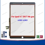 Outer Touch Screen For ipad 9.7 2017 5th gen A1822 A1823 Touch Glass Screen Digitizer Conector Touch