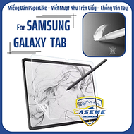 Miếng Dán Màn Hình PaperLike Dành Cho Samsung Galaxy Tab S10 FE/S10+, S9/S9 FE/S9 Plus/S9 Ultra, S8/