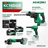 HIKOKI 18V COMBO KIT - KC18DGR ( DH1826DA / RA18DA / G1810DE )