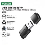 EI* UGREEN 20204 Wireless USB Adapter WiFi Receiver 2.4G 5G PC Computer AC650 USB WIFI DUAL BAND